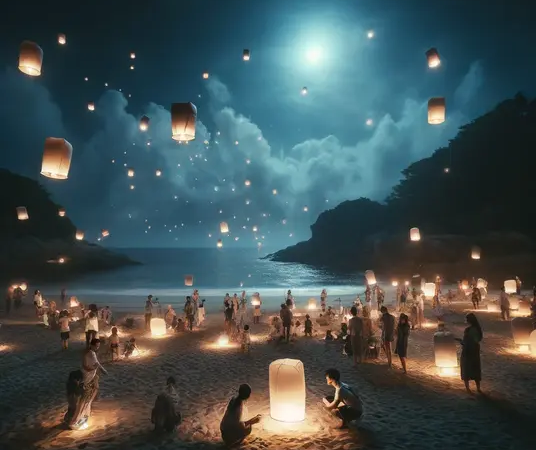 【7/27,8/24ランタンイベント開催】三重県伊勢市二見浦海水浴場にて「伊勢二見ランタン」を開催